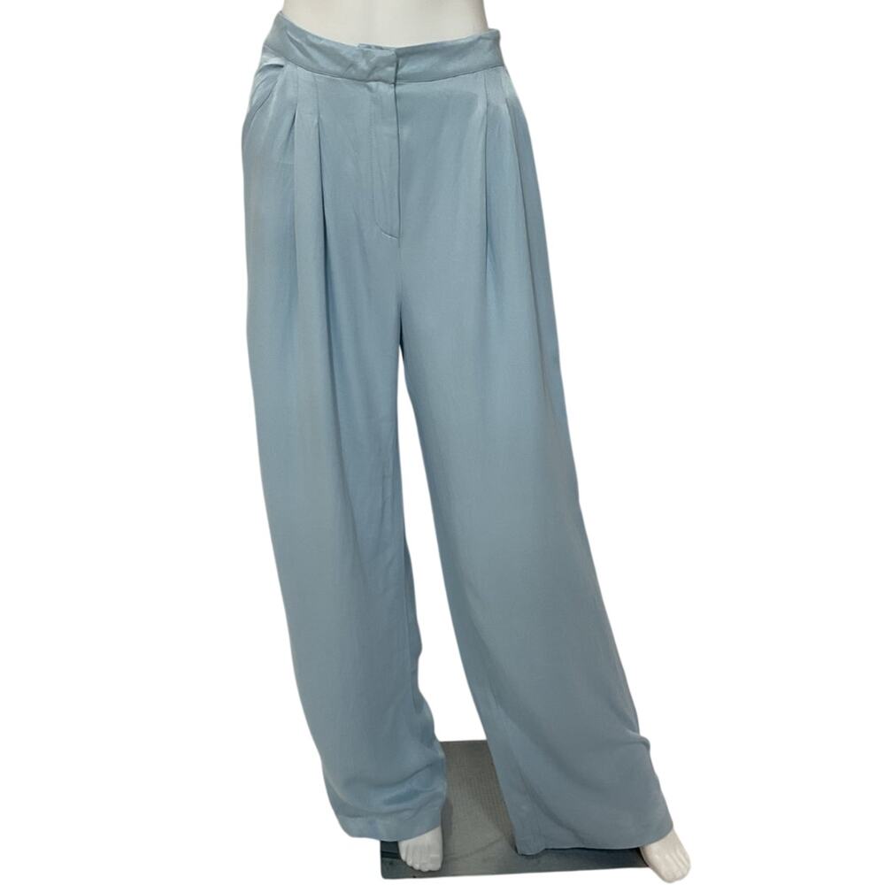 Selmacilek Elegant Baby Blue Revolve Pants Size M - Picture 2 of 5